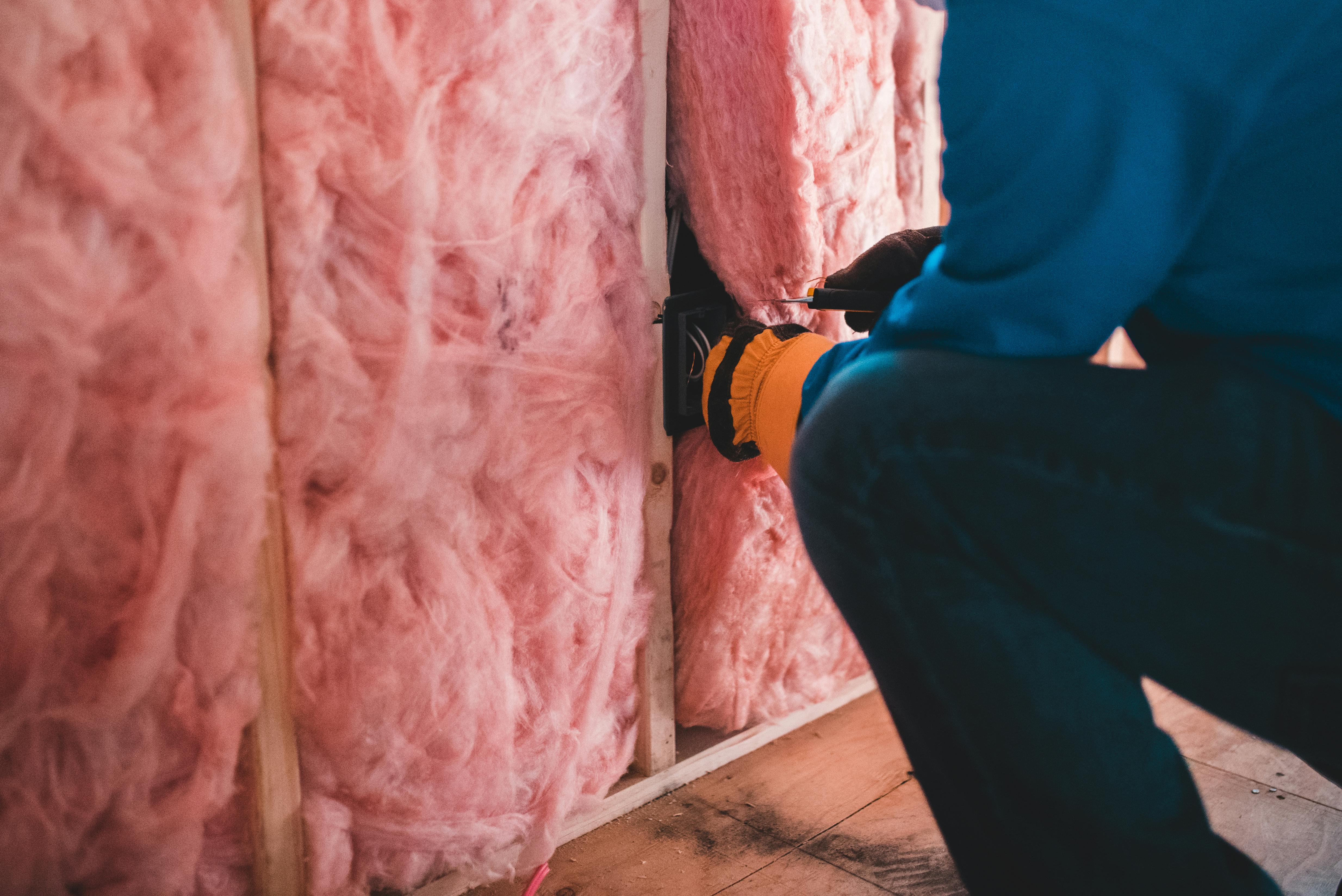 Loft insulation work