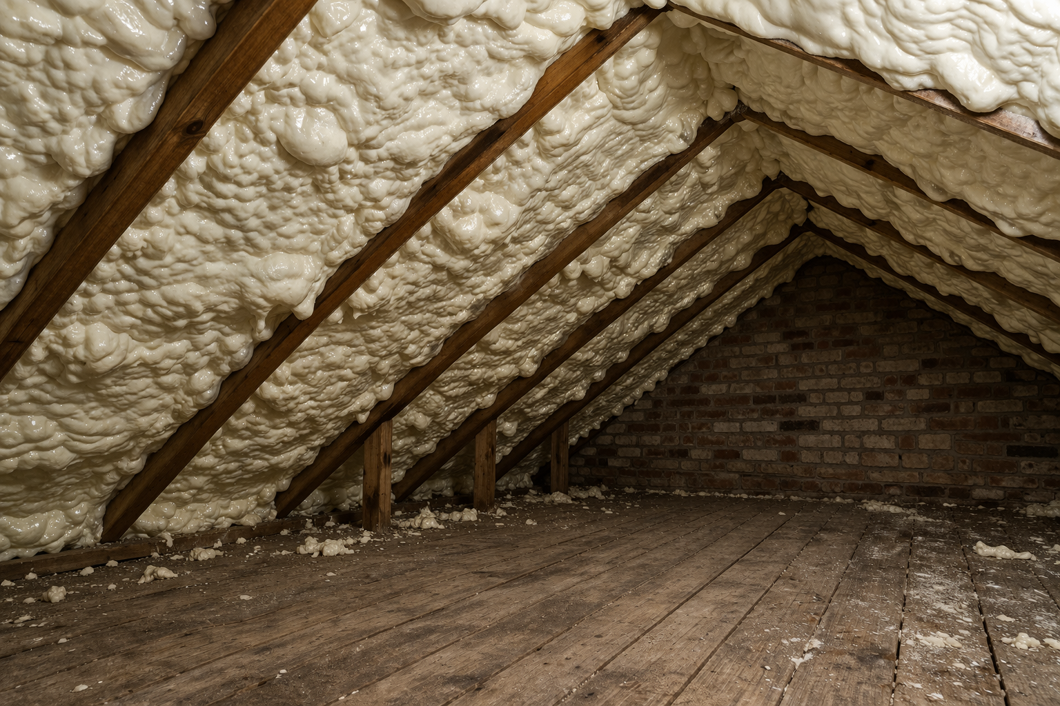 Spray foam insulation causing problems in a loft